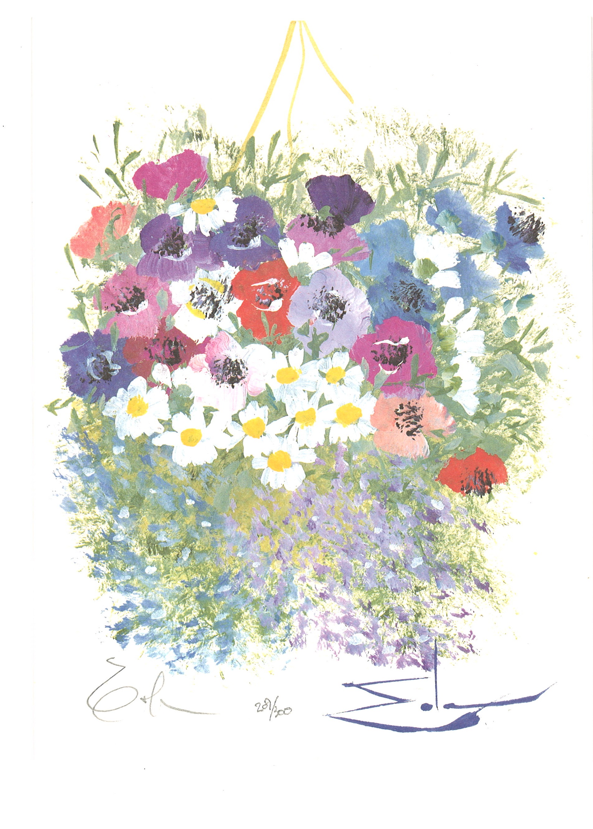 虹の花かご